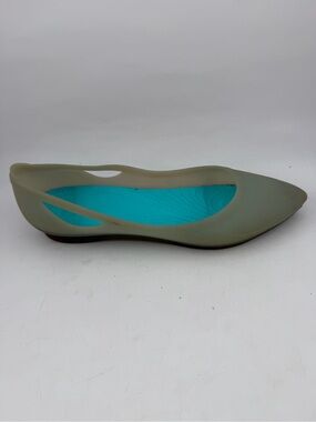 Crocs Women’s Rio -SZ 9- Translucent Slip On Pointed Toe Ballerina Flats